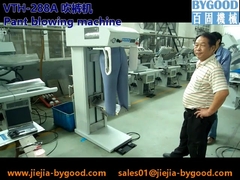 Hot Air Blowing Clothing Press Machine Vertical Touch Screen