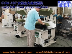 Mesin Press Baju Wanita 220V 1.5KW Vertical Front Press