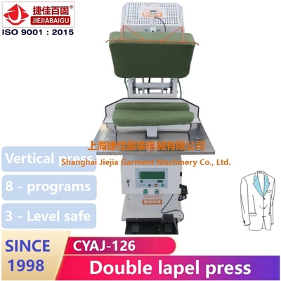 ISO9001 220V Jaket Jas Garment Steam Press Machine sesuai dengan mesin press sistem pemanas uap