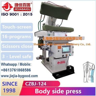 Arm Hole LED PLC Seam Pressing Machine / Peralatan Setrika Suit Dress