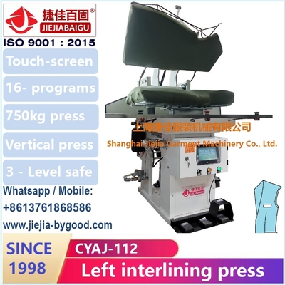 Mesin Press Kain Layar Sentuh Otomatis Untuk Garment Steam Press