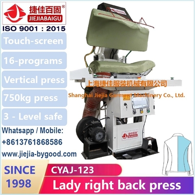 Shanghai Jiejiabaigu Factory 1998 Full Range Garment Ironing Machine lady dress depan