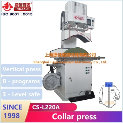 220V listrik vertikal mesin penekanan kaos untuk collar cuff press