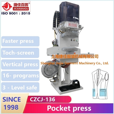 Touch Screen PLC Control saku flap kepala ganda mesin pers vertikal