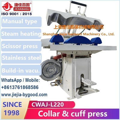 Mesin cuci Steam Press utilitas SS buck mesin pressing peralatan layar sentuh