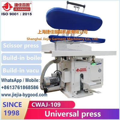 Mesin cuci Steam Press utilitas SS buck mesin pressing peralatan layar sentuh