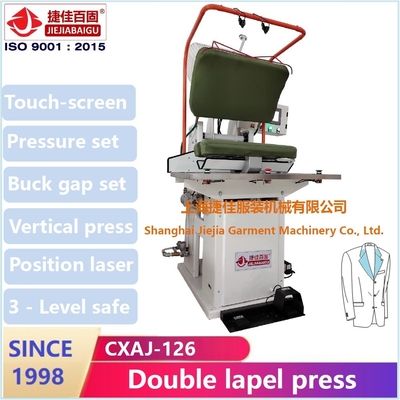 Mesin Press Kain 220V Otomatis 1500 Watt Kerah Tekan Vertikal