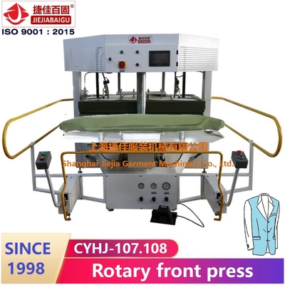 Rotary 220V Otomatis Mesin Press Steam, Steam Cloth Iron Press Machine sistem pemanas uap blazer suit