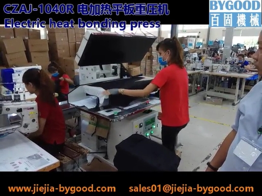 380V 0.75KW Mesin Press Otomatis Untuk Pakaian Otomatis PLC