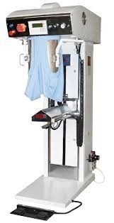 Mesin Press Pakaian Industri 1.5KW Layar Sentuh Vertikal