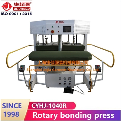 Berbagai jenis kain rotary Non Sewing Press Machine 1.5KW 0.4-0.6MPa Italy made valve