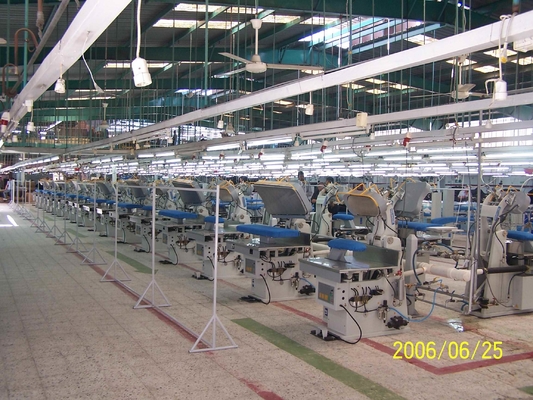 Setrika Uap Celana Mesin Press Uap LED Kontrol PLC Untuk Celana Celana Legger 220V