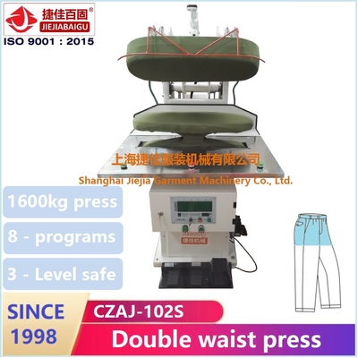 Double Waist Press Trouser Steam Pressing Machine Setrika Industri Kontrol PLC