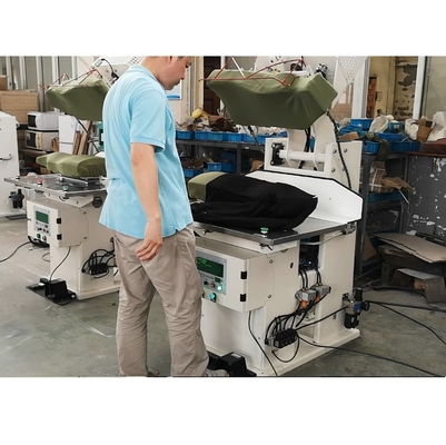 ISO 9001 Vertikal Garment Steam Press Machine Untuk Lady Jacket Suit Dress peralatan menyetrika setelan mesin setrika
