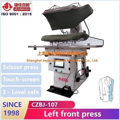 LED PLC Commercial Laundry Press Double Lapel Suit Ironing Press Machine 1.5kw