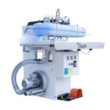Scissor Close 380V Automatic Press Cloth Machine Layar Sentuh PLC