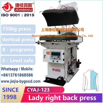 Sistem Pemanas Uap Vertikal Garment Dress Pressing Machine Untuk Jaket Suit Dress peralatan setrika